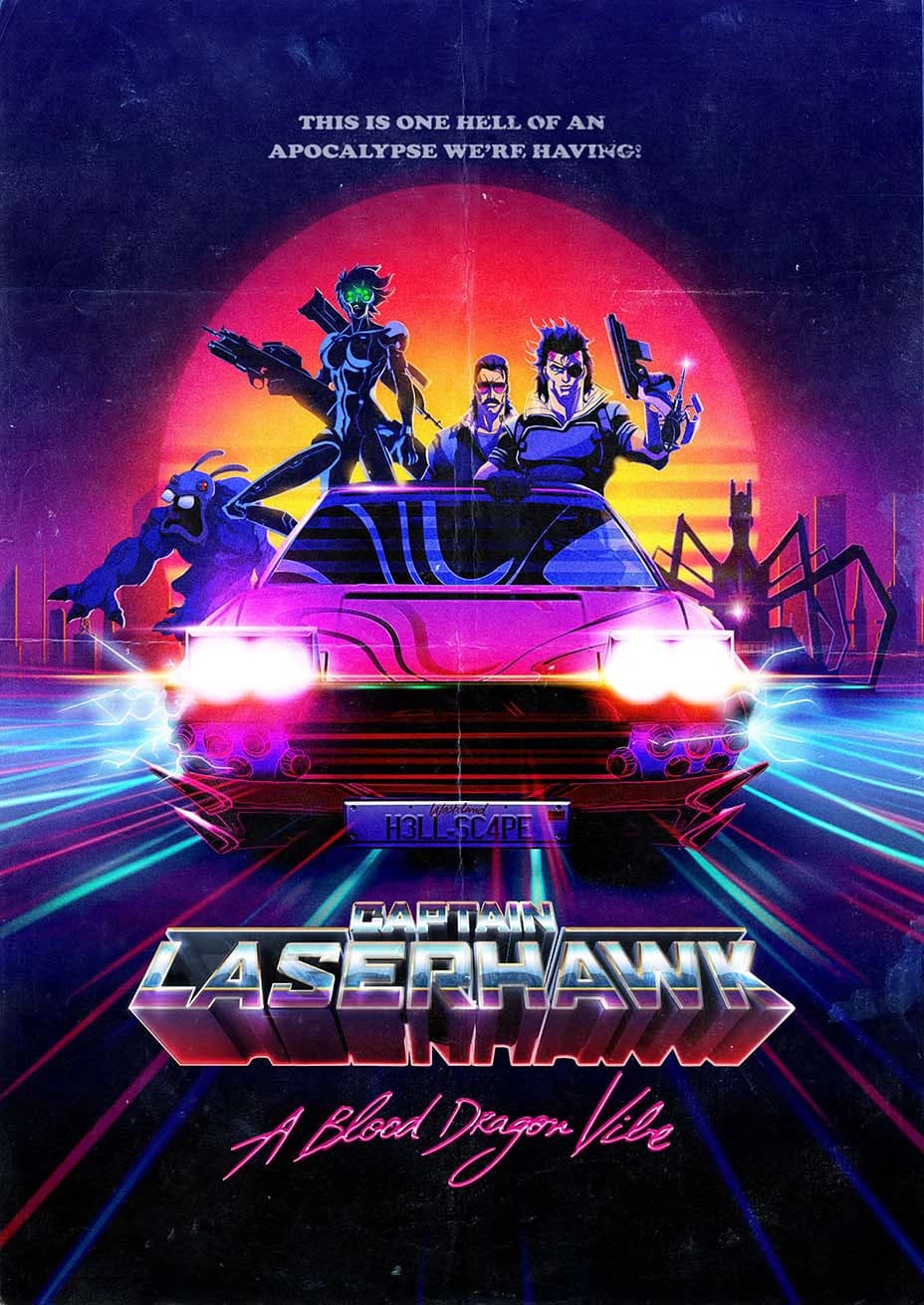 Xem Phim Đội Trưởng Laserhawk: Blood Dragon Remix Vietsub HD Online - Rophim