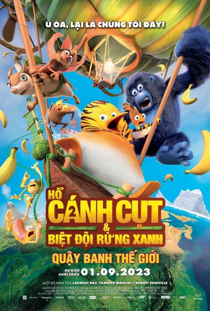 Xem Phim Hổ Cánh Cụt Và Biệt Đội Rừng Xanh 2: Quậy Banh Thế Giới Vietsub HD Online - Rophim