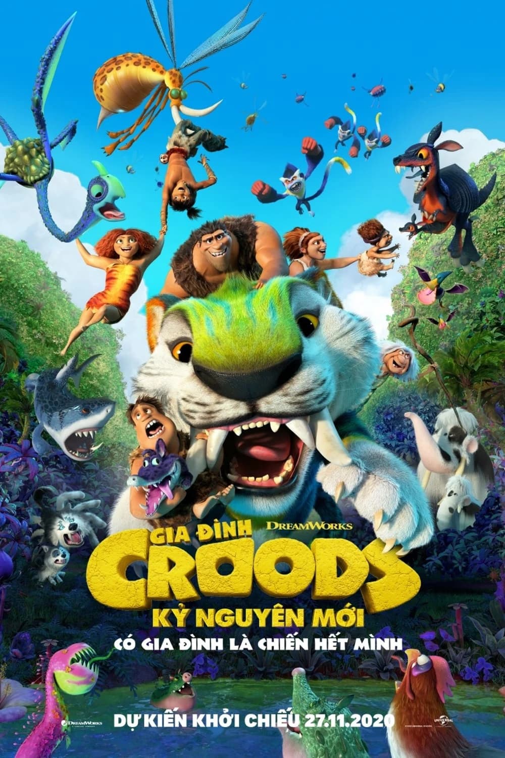 Xem Phim Gia Đình Croods: Kỷ Nguyên Mới Vietsub HD Online - Rophim