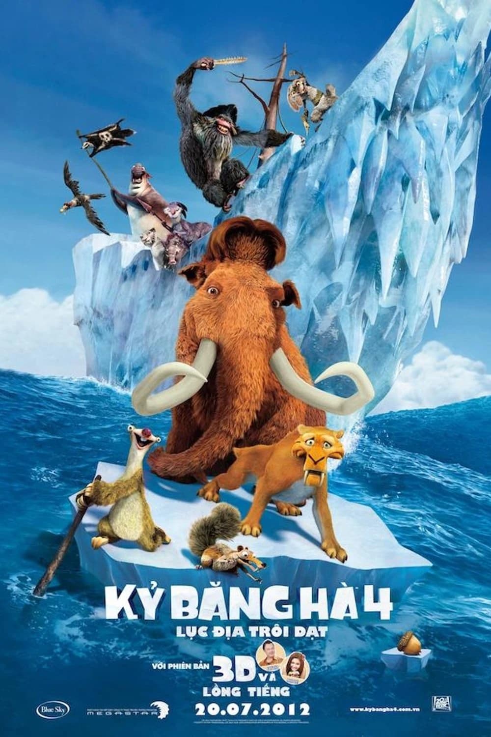 Xem Phim Kỷ Băng Hà 4: Lục Địa Trôi Dạt Vietsub HD Online - Rophim