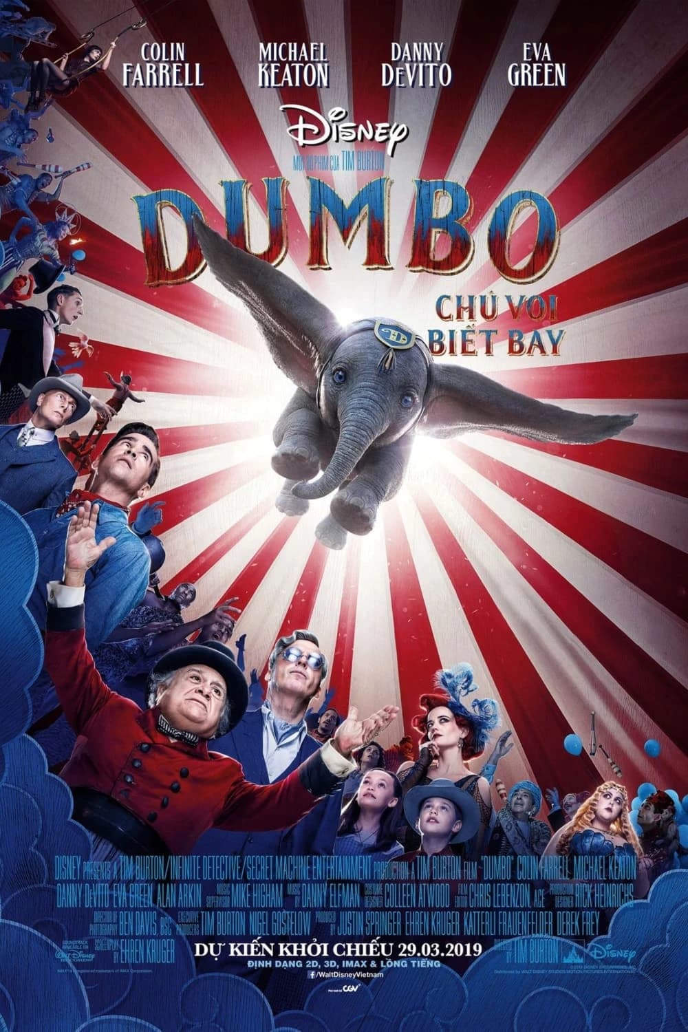 Xem Phim Dumbo: Chú Voi Biết Bay Vietsub HD Online - Rophim