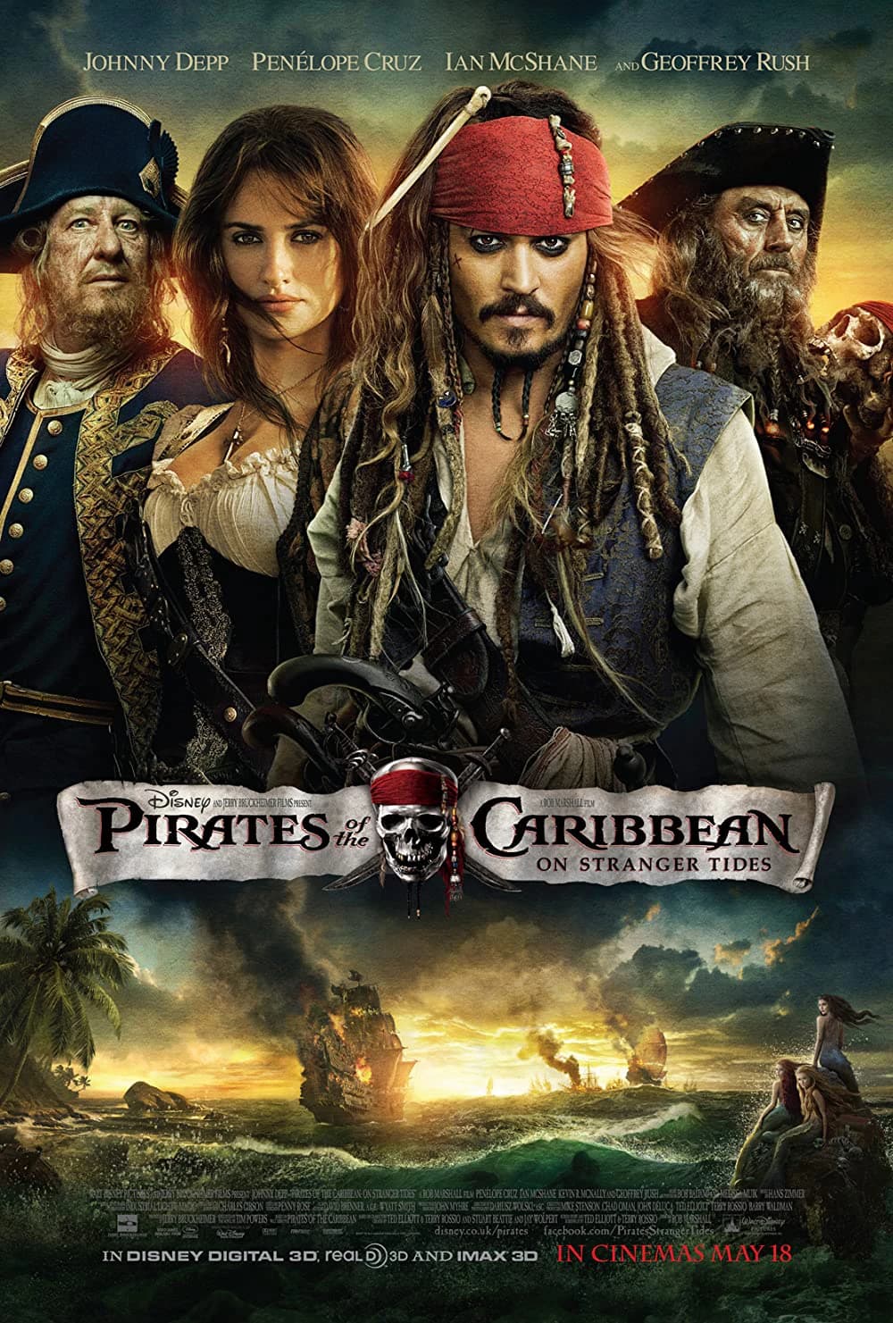 Xem Phim Cướp Biển Vùng Caribbe (Phần 4): Suối Nguồn Tươi Trẻ Vietsub HD Online - Rophim